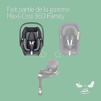 Amazon.co.jp: MAXI-COSI(マキシコシ) PEBBLE 360 ESSENTIAL GRAPHITE