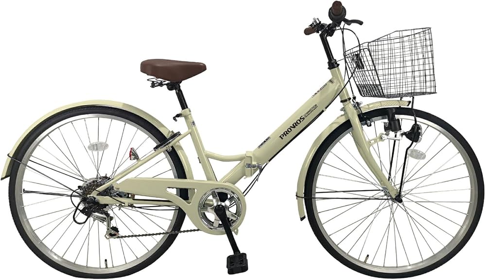 Amazon | PROVROS(プロブロス) シティサイクル 折りたたみ自転車 26