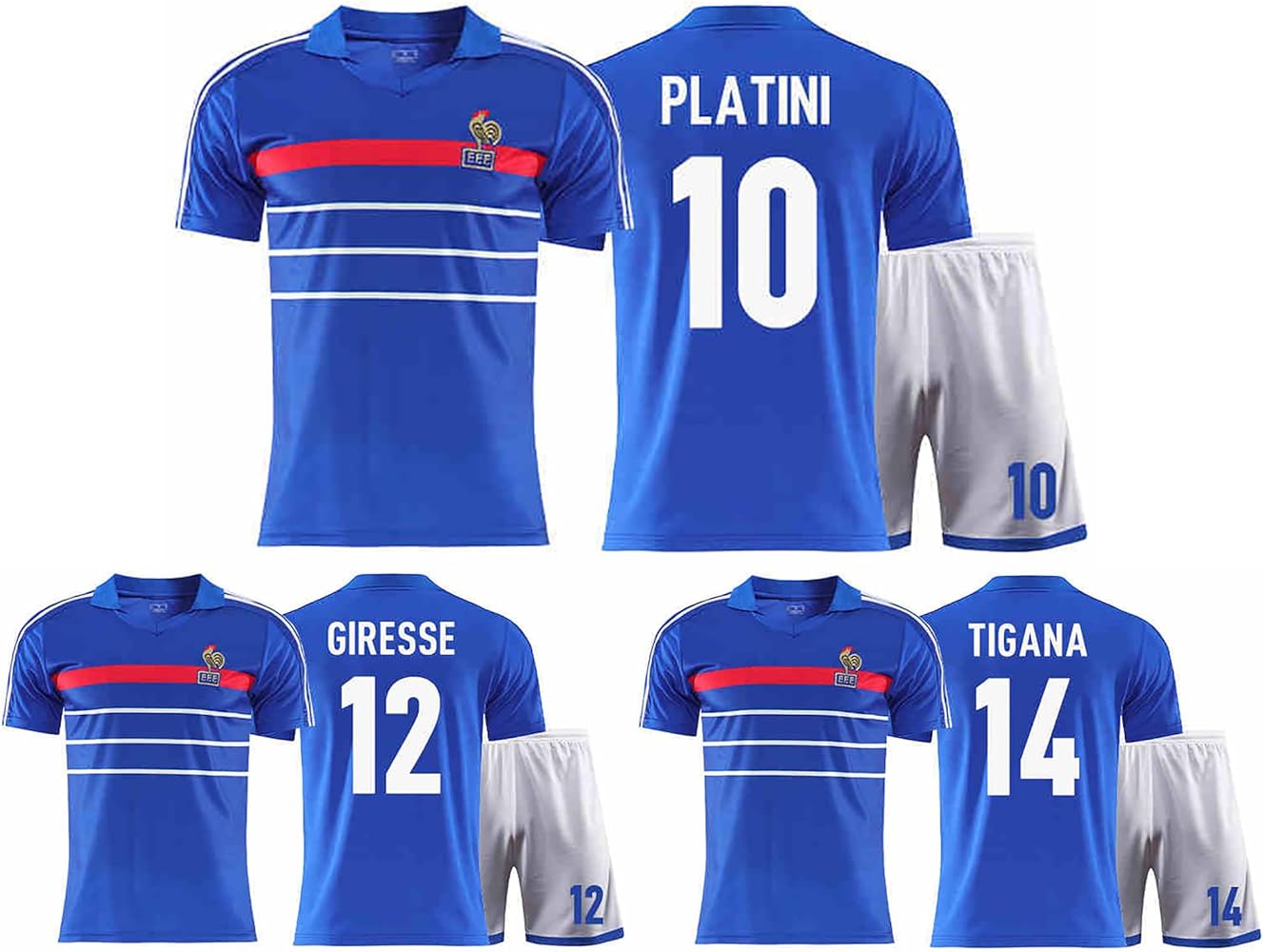 フランス代表プラティニ復刻版 フランス代表 1982 W杯スペイン大会 #10