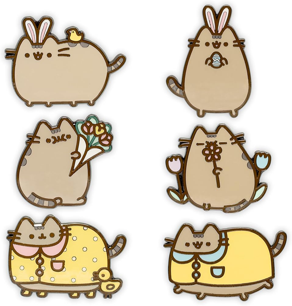 Amazon.com: Pusheen Spring Collectible Mystery Blind box Pin