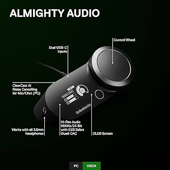 Amazon.com: SteelSeries GameDAC Gen 2 Hi-Res Audio Amplifier - ESS