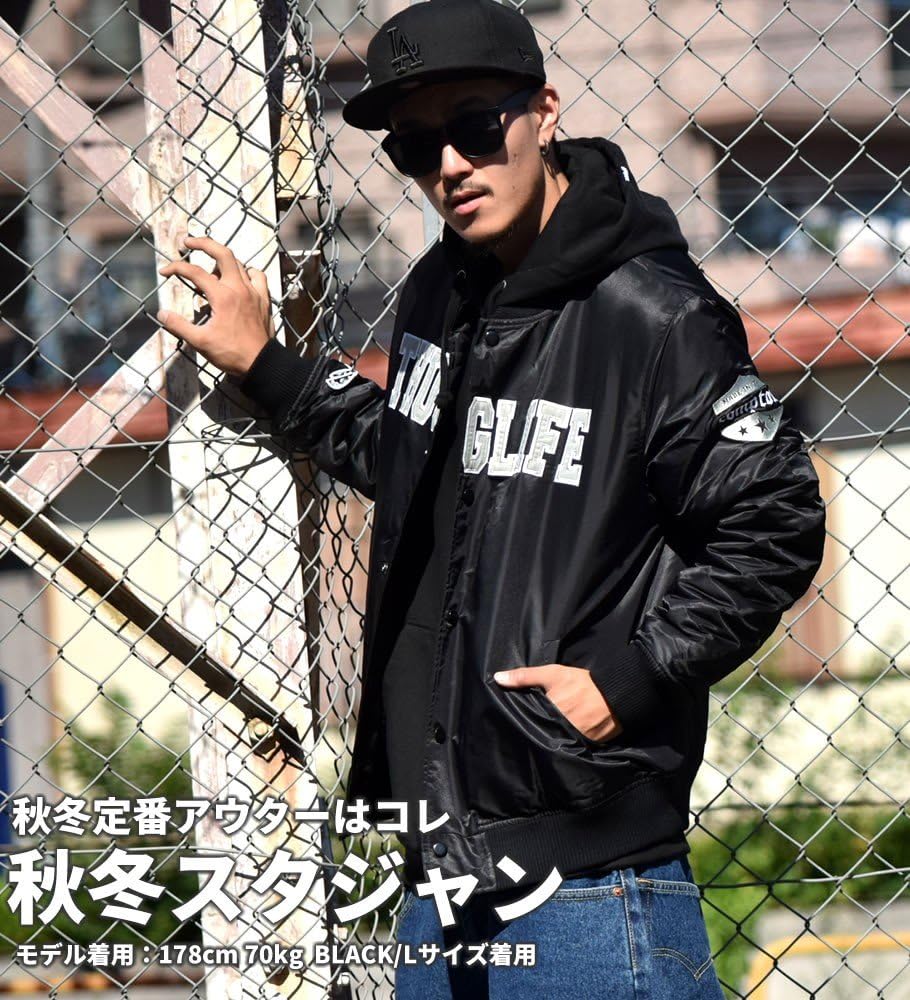 Amazon | [ディーオーピー] DOP ナイロン スタジャン THUG LIFE