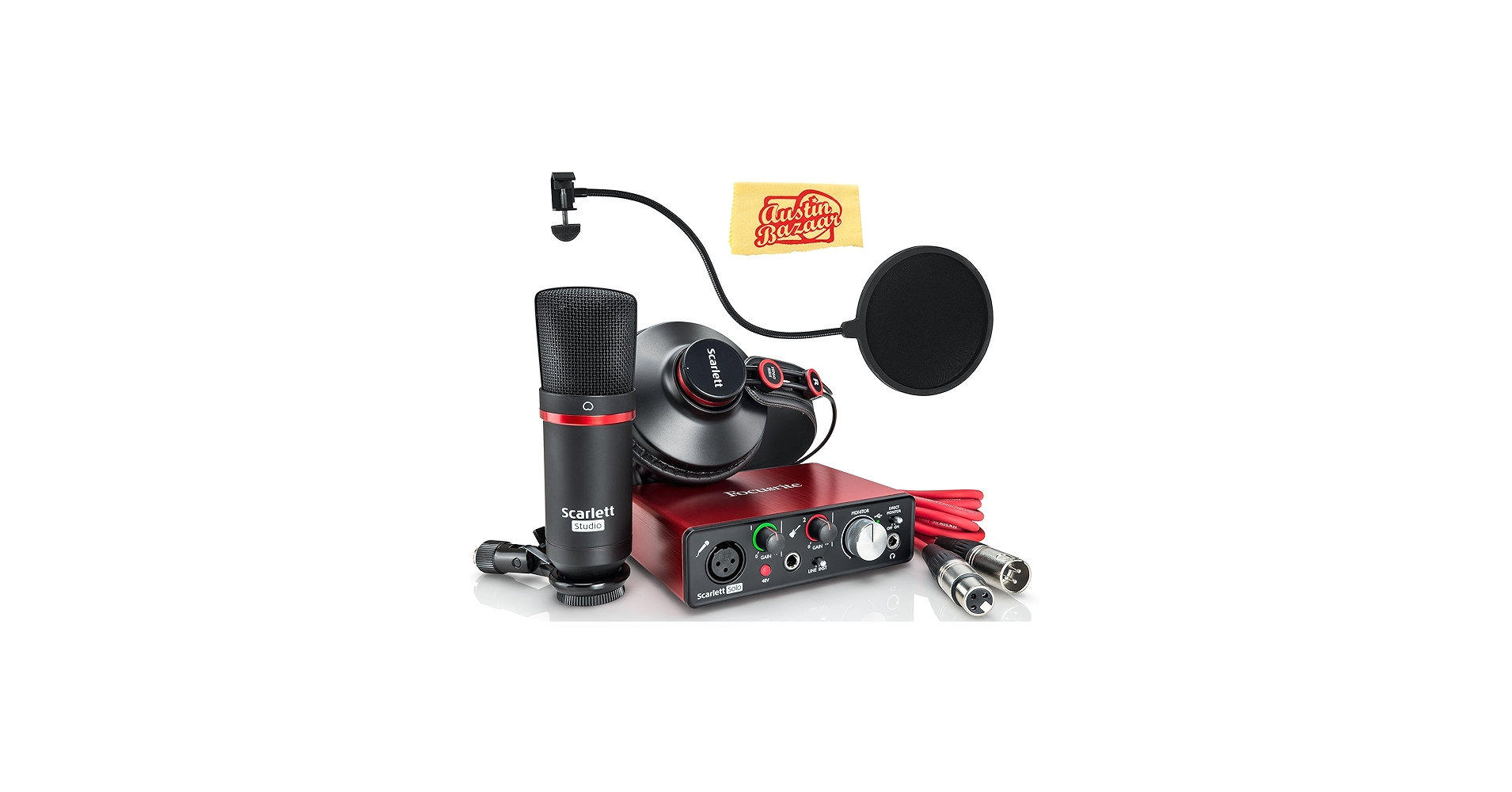 Amazon.com: Focusrite Scarlett Solo Studio USB Audio Interface