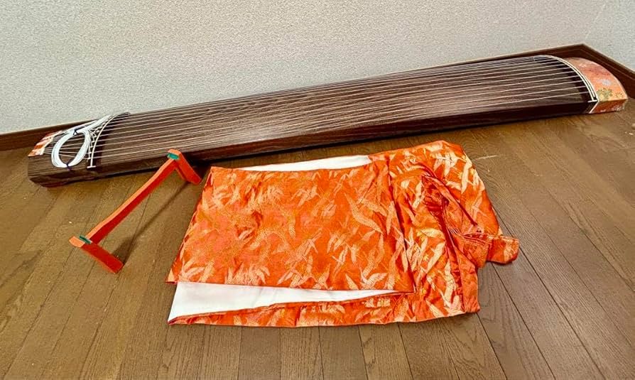 13弦琴 フルセット 琴 13弦 すだれ彫り 練習用セット 付属品多数