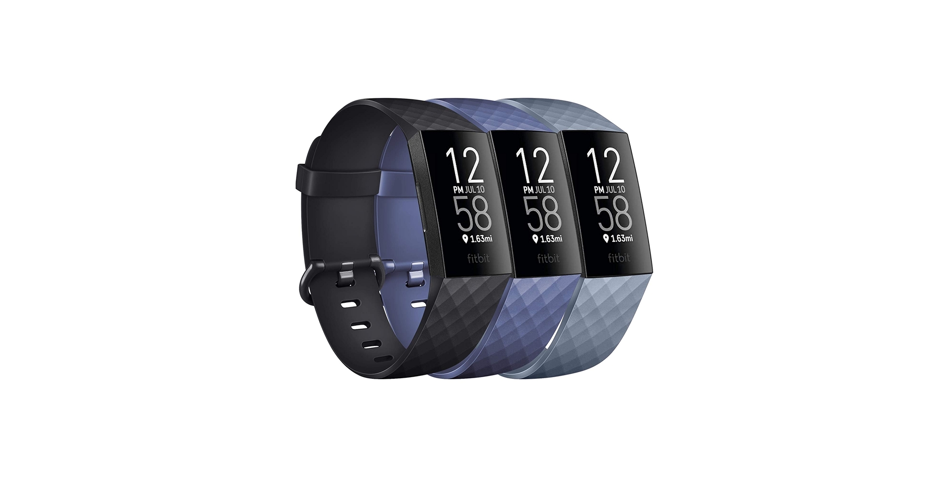 Amazon.com: PACK 3 Silicone Bands for Fitbit Charge 4 / Fitbit