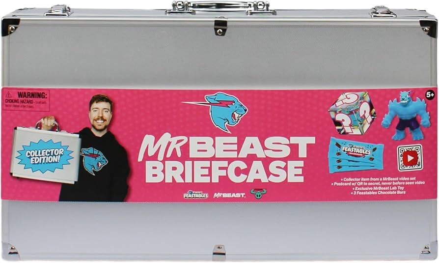 Amazon.com : Feastables MrBeast Collector Edition Briefcase with