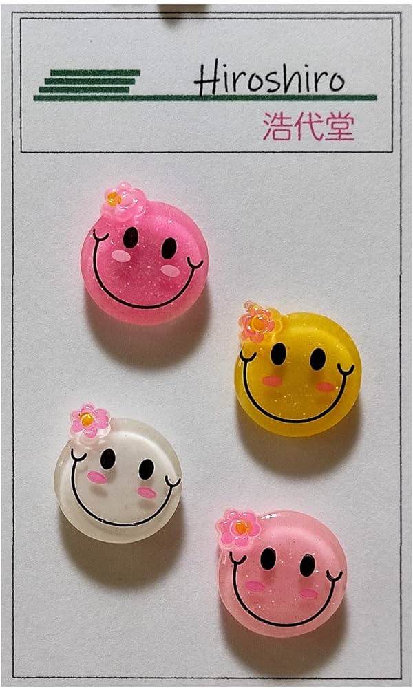 Amazon.co.jp: マグネット かわいい スマイル ニコちゃん (4個
