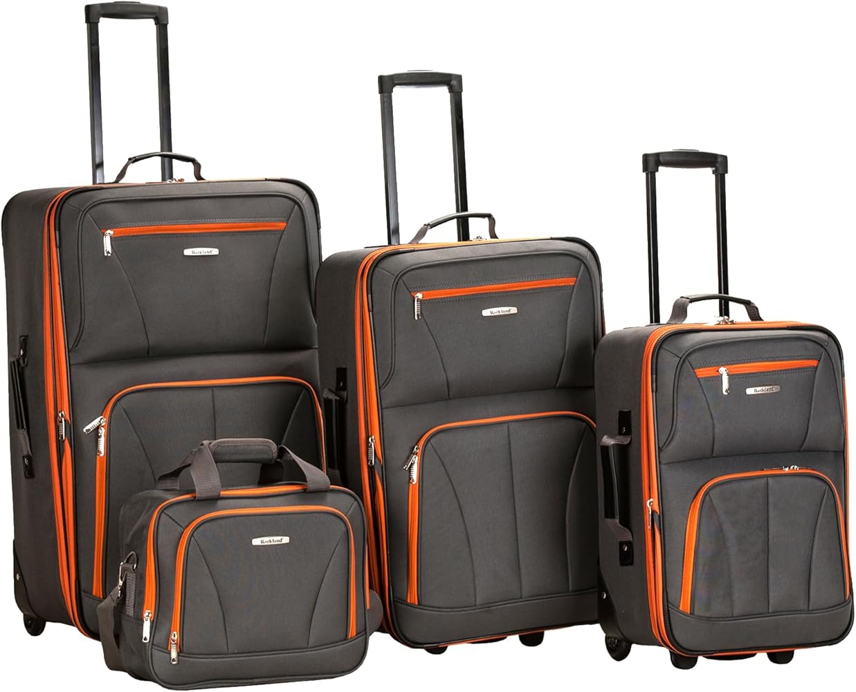 Amazon.com | Rockland Journey Softside Upright Luggage Set