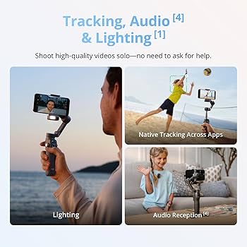 Amazon.com: DJI Osmo Mobile 8 Advanced Tracking Combo Gimbal