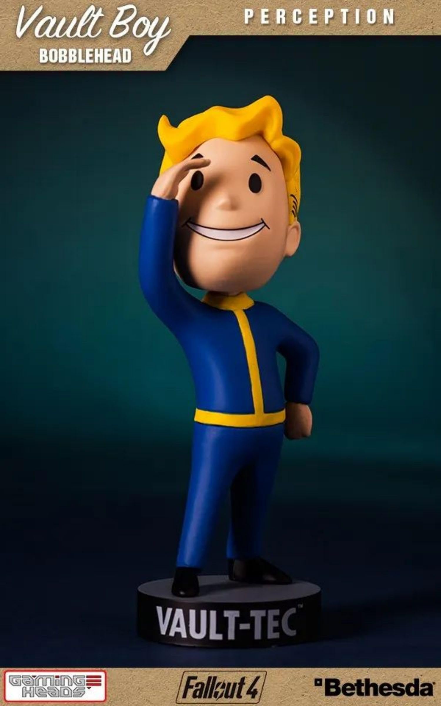 Boneco Fallout 4 Vault Boy 111 Bobble Head Série 1 (Percepção