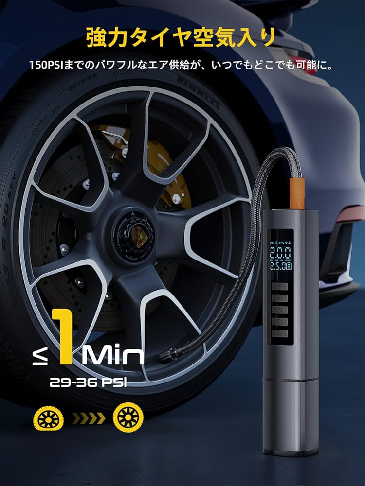 Amazon.co.jp: 電動空気入れ 車 自転車 空気入れ 充電式 コードレス