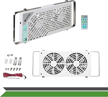 Amazon.com: TITAN Silent Roof Fan 12V DC 140mm Double Reversible