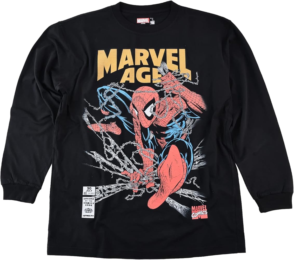 Amazon | [EVERSOUL] マーベル ロンT 長袖 Tシャツ アベンジャーズ