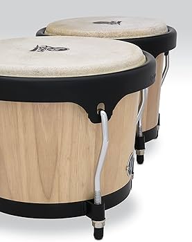 Amazon | LP エルピー ボンゴ Aspire Wood Bongos Black Hardware