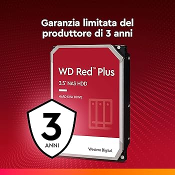 Amazon | WD Red Plus 4TB NAS 3.5インチ 内蔵ハードドライブ - 5,400
