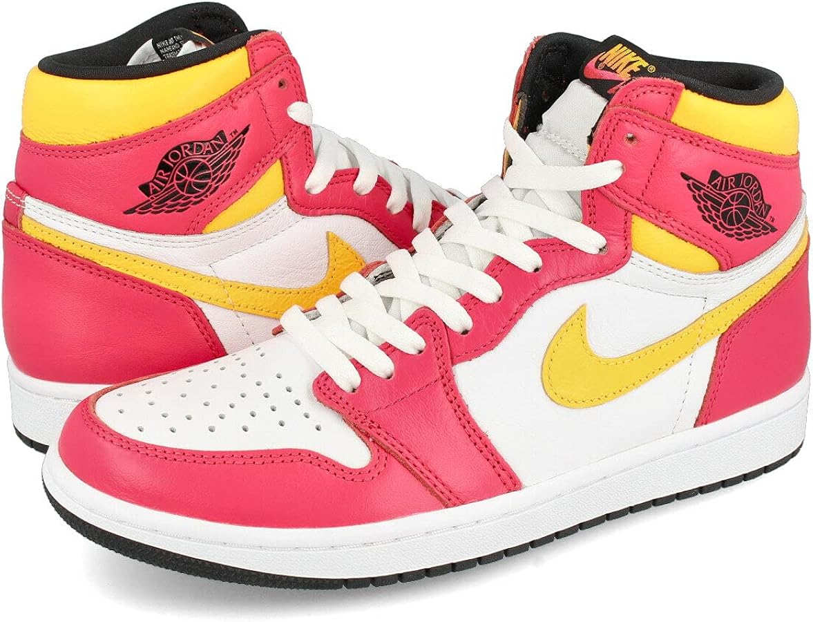 Amazon | [ナイキ] AIR JORDAN 1 RETRO HIGH OG LIGHT FUSION RED