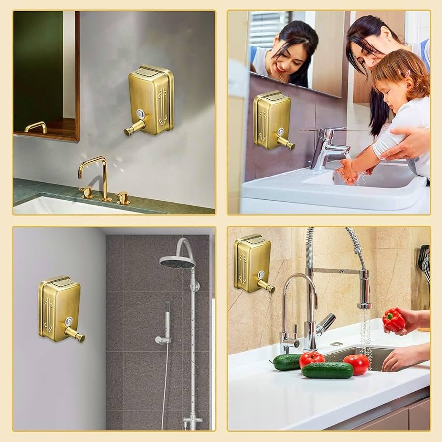 Amazon.com: Commercial Soap Dispenser Wall Mount Stainless Steel