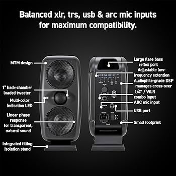 Amazon.com: IK Multimedia iLoud MTM MKII (Pair Plus ARC mic