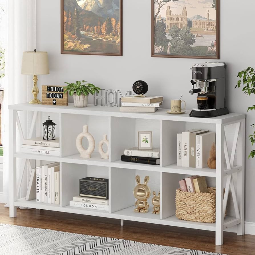 Amazon.com: FATORRI 8 Cube Storage Organizer Bookshelf, 62 Inch