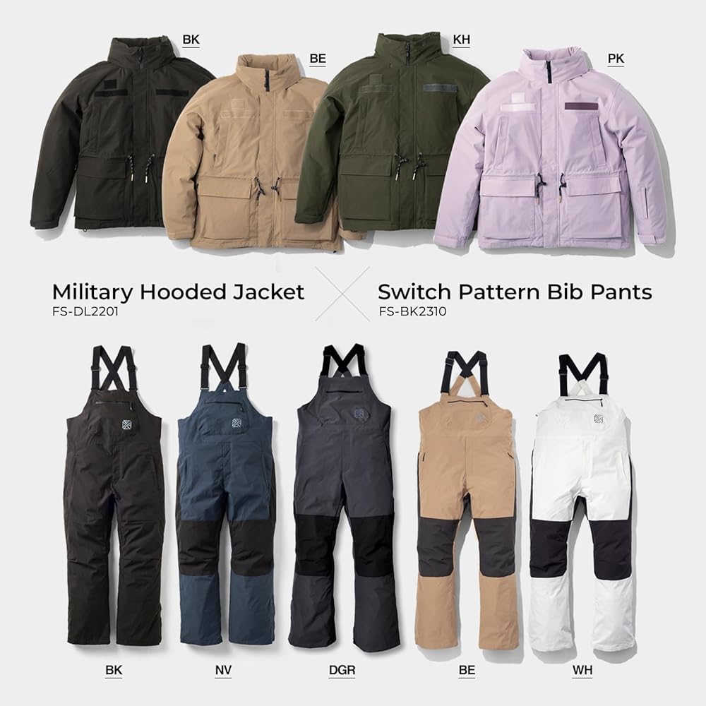 Amazon.co.jp: [43DEGREES] スノーボードウェア 上下セット [ メンズ