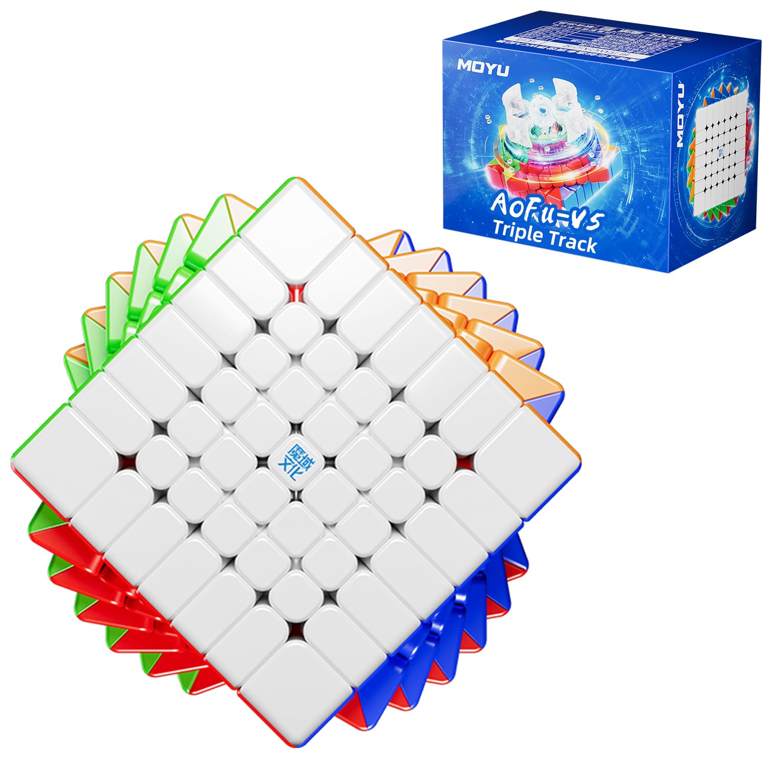 Amazon.com: CuberShop Moyu AoFu V5 Triple Track 7x7 Magnetic Speed