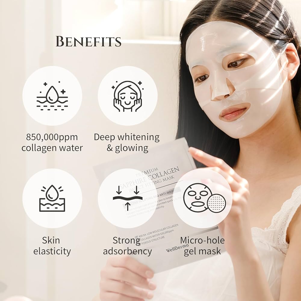 Amazon.com : WELLDERMA Sapphire Collagen Impact Hydrogel Fitting