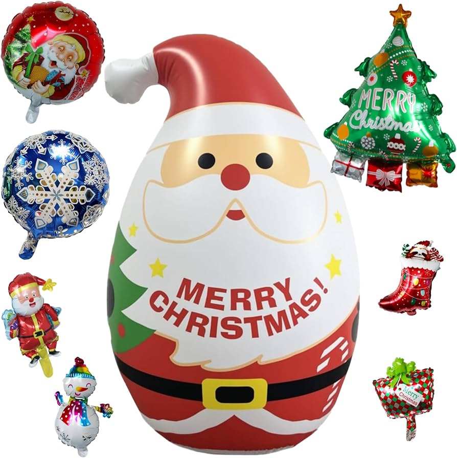 Amazon | L-Athna クリスマス 飾り バルーン 装飾 120cmビッグサイズ 8