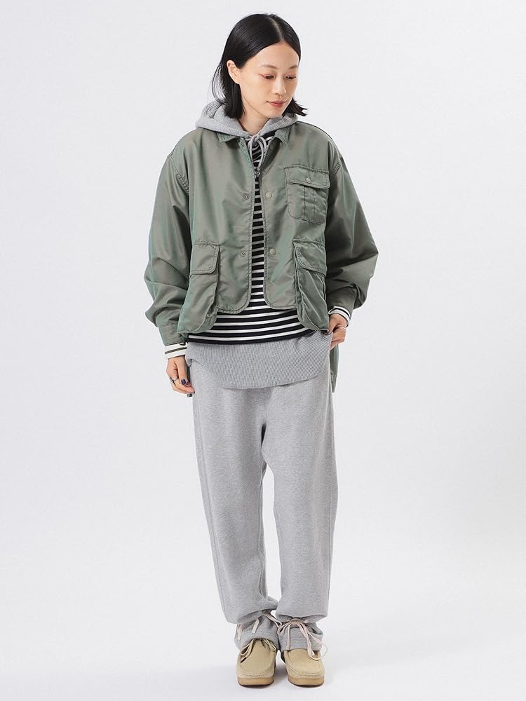 Amazon.co.jp: [ビームスボーイ] ブルゾン シャンブレー ギャバ