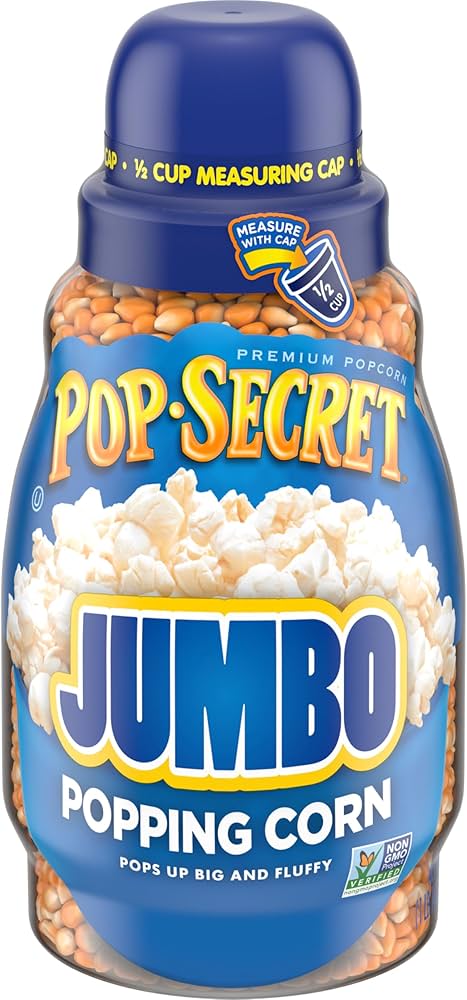 Amazon.com: Pop Secret Jumbo Popcorn Kernels, 30 Oz Jar