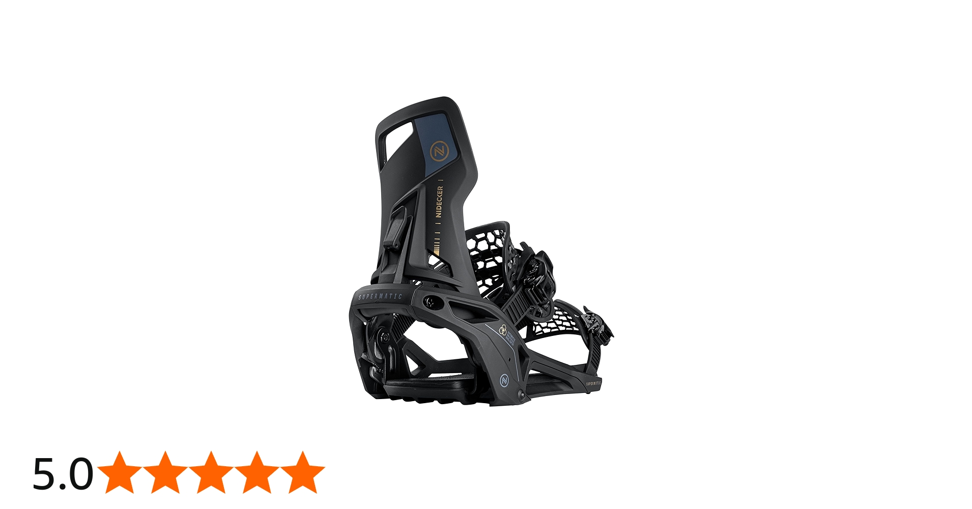 Amazon.co.jp: NIDECKER Snowboard Bindings 23-24 SUPERMATIC BLACK