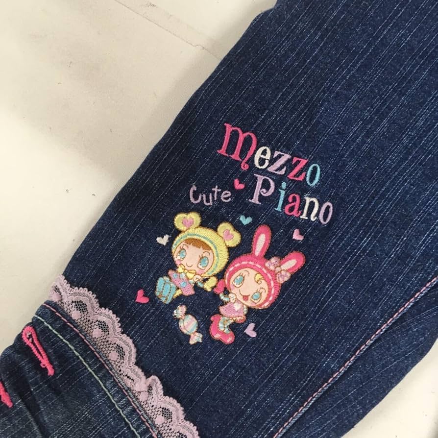 Amazon.co.jp: mezzo piano メゾピアノデニムパンツ ジーンズ ジーパン