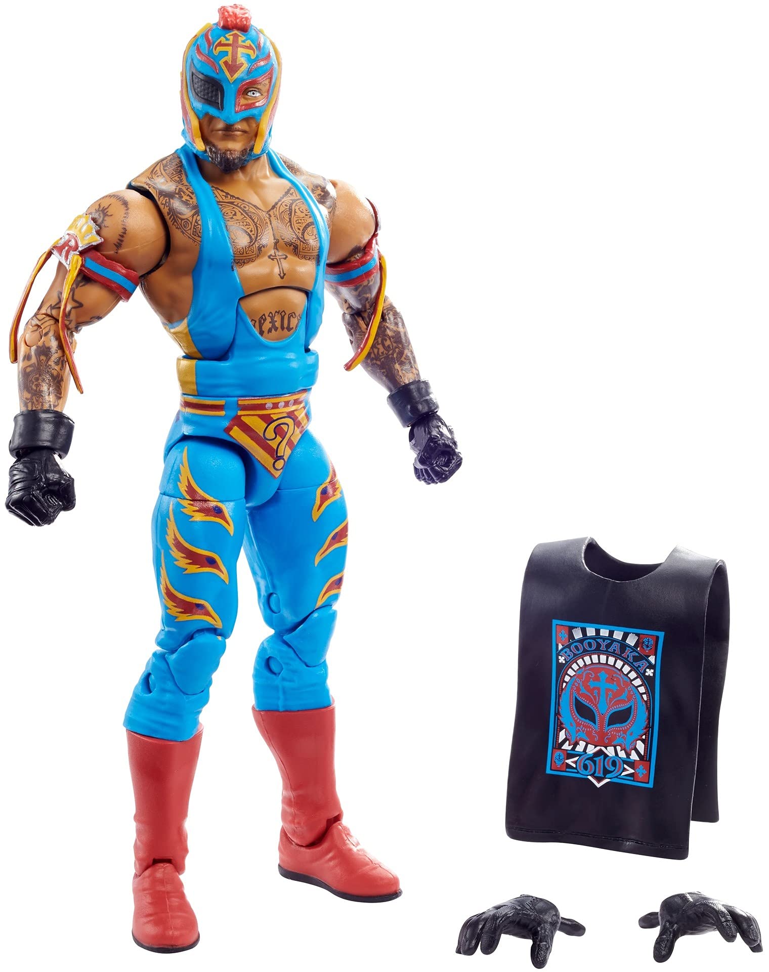 Amazon.com: Mattel WWE Rey Mysterio Elite Collection Action Figure