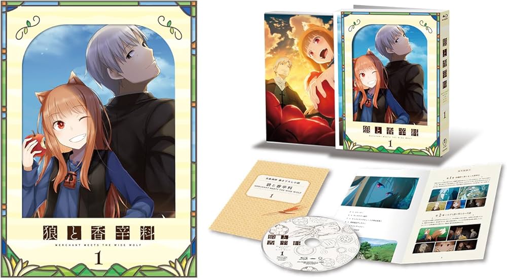 狼と香辛料 アニメ 1期 ホロ 3枚 完成 カード 狼と香辛料 アニメ 1期