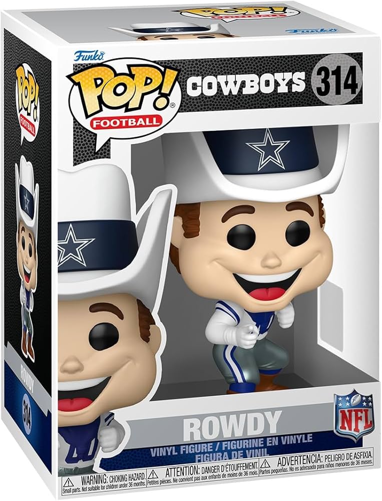 Amazon.com: Funko Pop! NFL Mascots: Cowboys - Rowdy - NHL Mascots