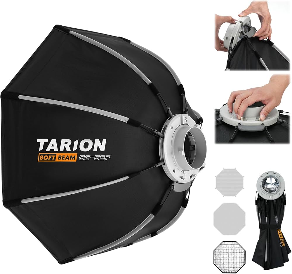 Amazon | TARION 八角形ソフトボックス65cm ワンタッチクイック