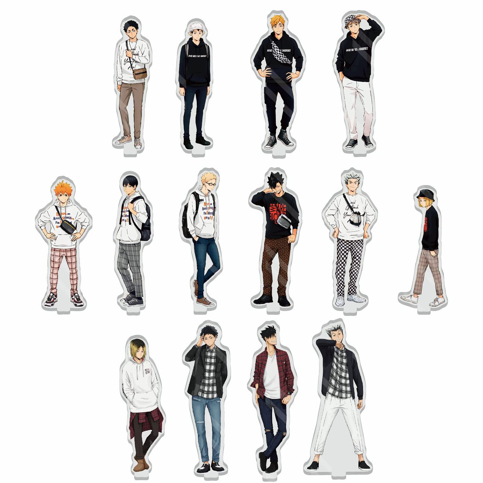 Amazon.co.jp: ハイキュー アクリルスタンド グッズ 私服シリーズ 木兎