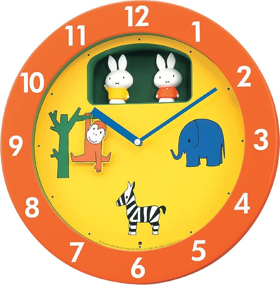 Amazon.co.jp: リズム時計 miffy ( ミッフィー ) からくり