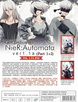 NIER : AUTOMATA VER1.1A (PART 1+2) - COMPLETE ANIME TV SERIES DVD