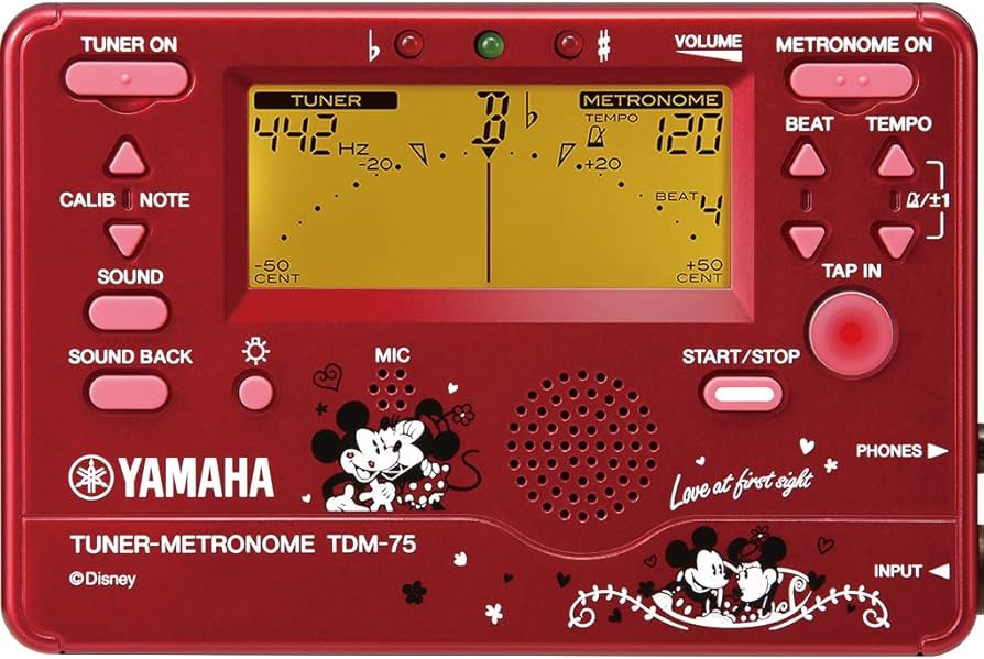 Amazon.co.jp: YAMAHA チューナーメトロノーム TDM-75DMN2 ミッキー