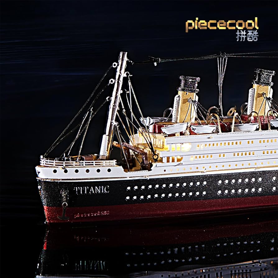 Amazon | Piececool(ピースクール) 立体パズル タイタニック号 英国