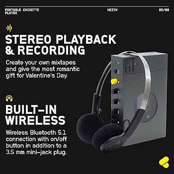 Amazon.com: We Are Rewind Portable Cassette Player - Cassette Tape