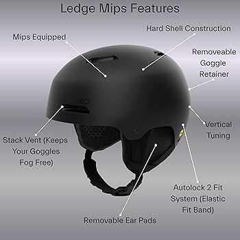 Amazon.co.jp: Giro Ledge MIPS スノーヘルメット - マットレッド