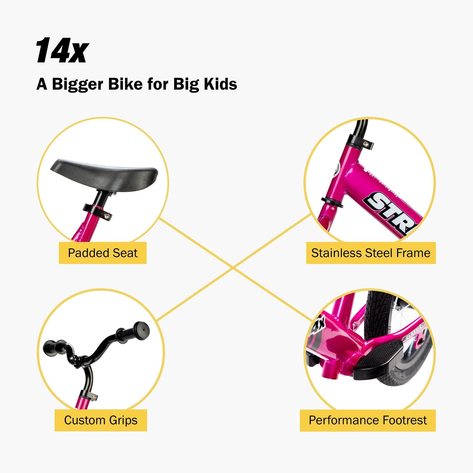Amazon.co.jp: Strider 14x、ピンク - 3~6歳の子供用バランスバイク