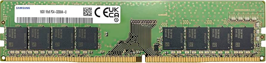 Samsung 16GB DDR4 3200MHz PC4-25600 (PC4-3200AA) CL22 UDIMM 1Rx8