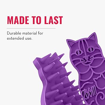 Amazon.co.jp: KONG Cat ZoomGroom ソフトラバー 猫マッサージブラシ