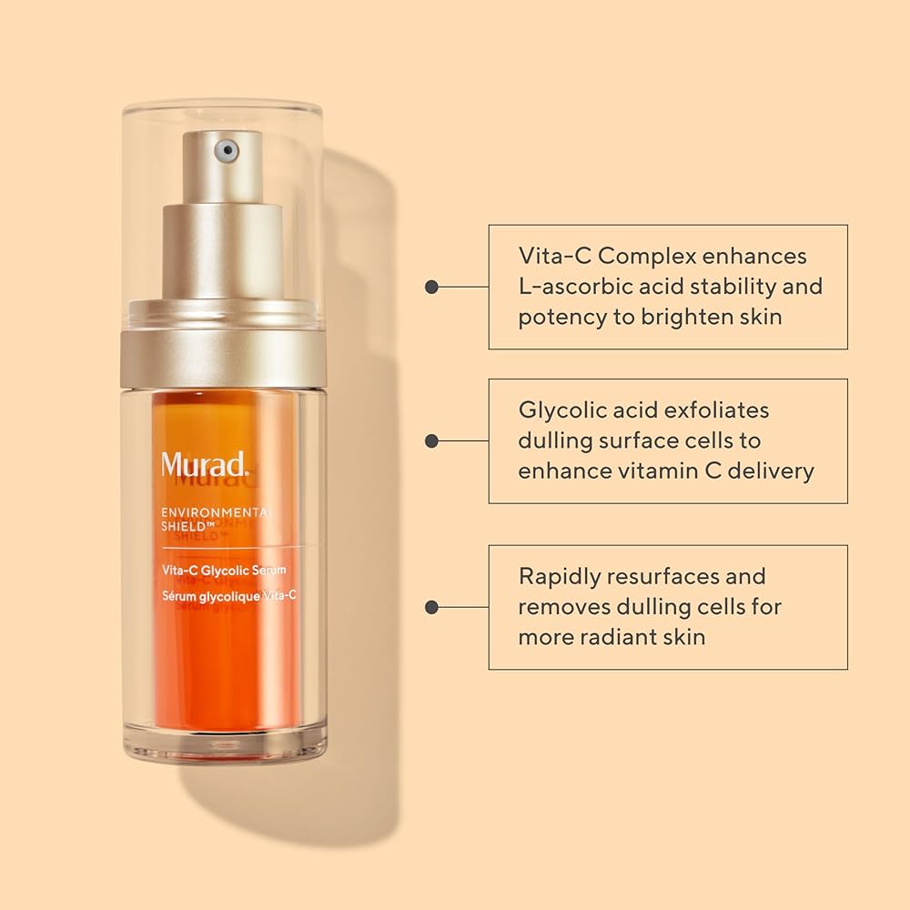 Amazon.com: Murad Vita-C Glycolic Serum - Advanced Brightening