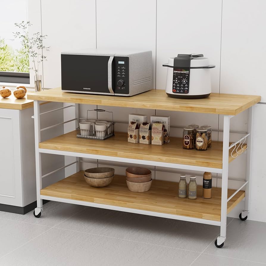 mochidom Natural Wood Counter Amazon.com: Solid Wood Butcher Block