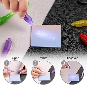 Amazon.com: DazSpirit 30 Pack Invisible Ink Pens with UV Light