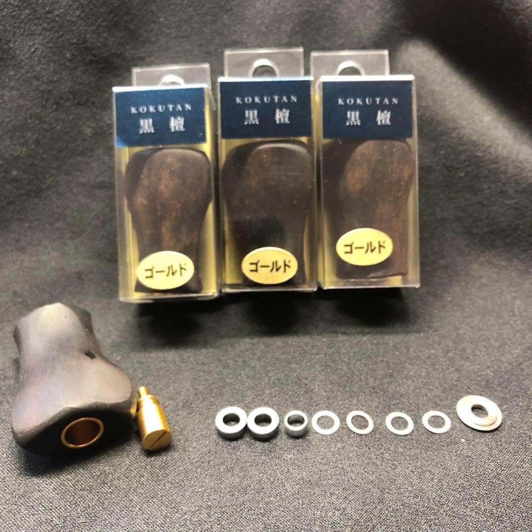 IOS プレミアムウッドノブtype C黒檀 IOS プレミアムウッドノブtype C