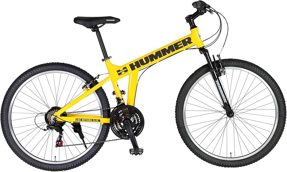 Amazon | HUMMER(ハマー) AL-MTB2621Fsus イエロー アルミフレーム 26